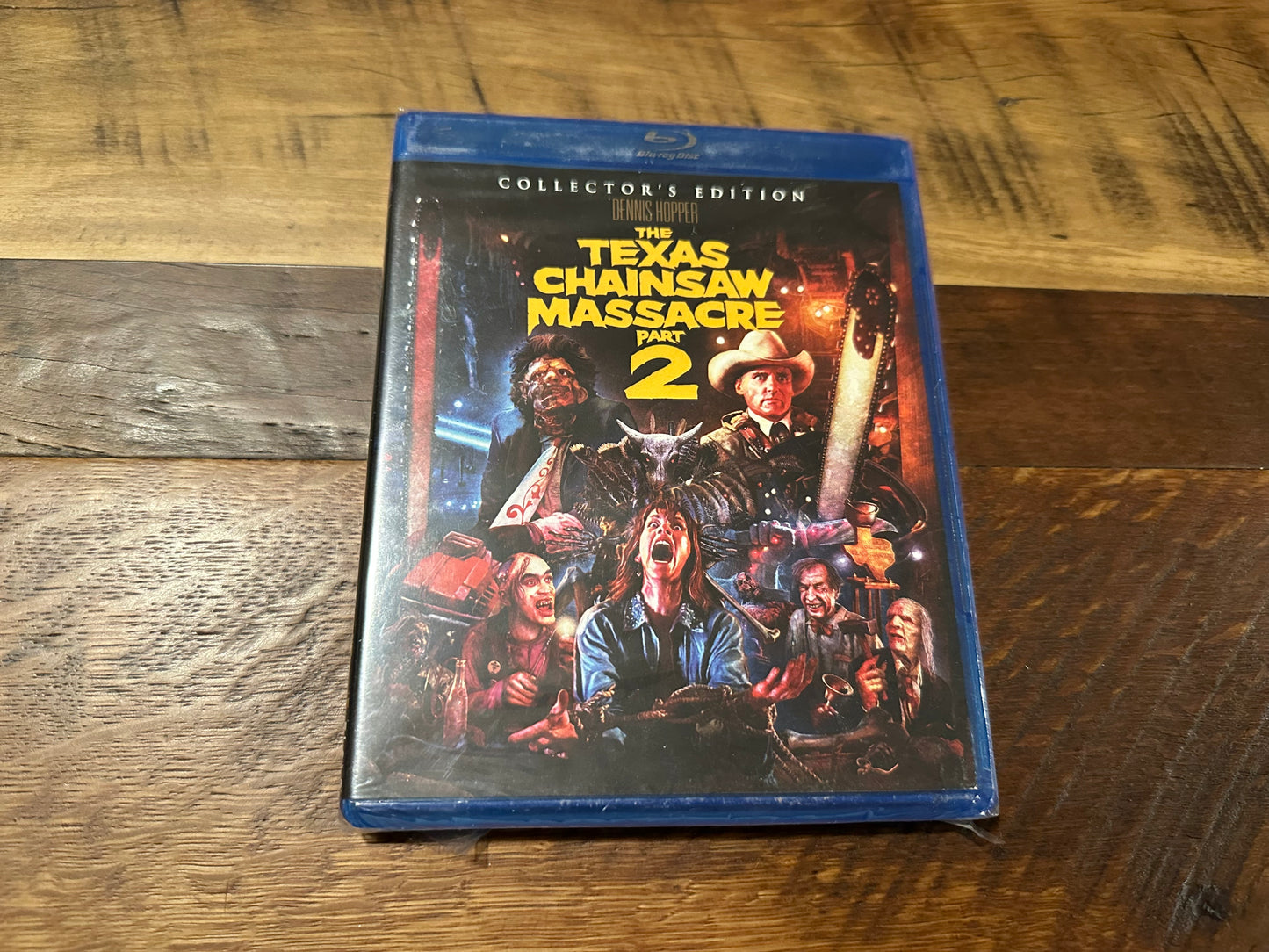 The Texas Chainsaw Massacre Part 2 Blu ray-Scream Factory-Collector’s Ed-NEW