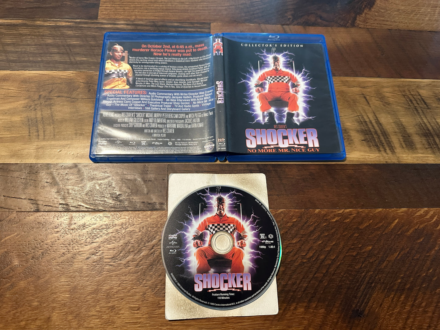 Shocker (Blu ray, Scream Factory, Collector’s Edition, 80’s Classic)