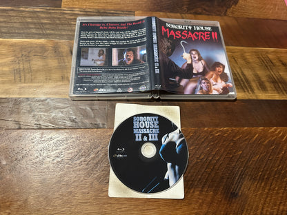 Sorority House Massacre 2 & 3 (BD-R, Region Free, Classic Horror)