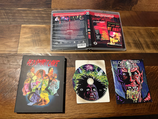Red Spirit Lake & We Await (Blu ray, Vinegar Syndrome Partner Label, Slip)