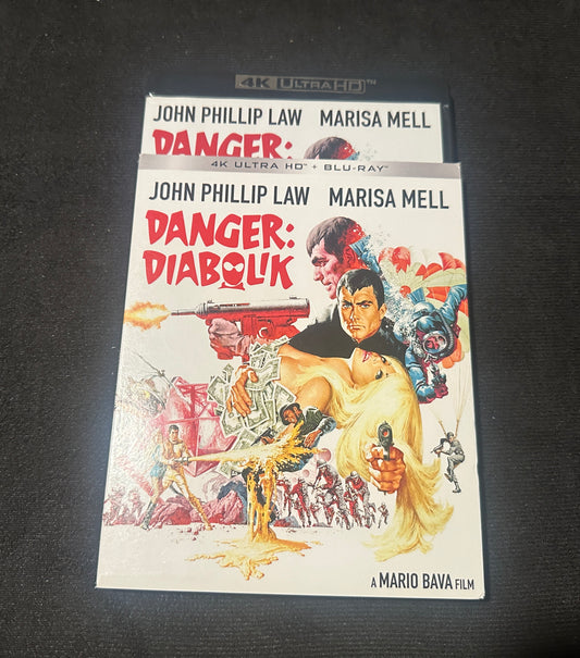 Danger: Diabolik (4K Ultra HD/Blu ray, Kino Lorber, Slipcover)
