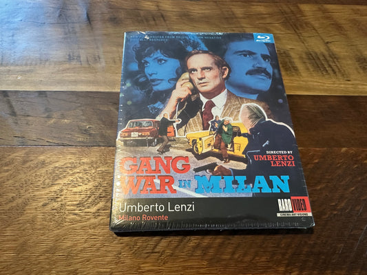 Gang War In Milan Blu ray-Raro Video-Umberto Lenzi-Slipcover-NEW