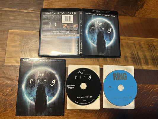 The Ring 4K Ultra HD/Blu ray-Paramount-2 Disc-Slipcover-No Digital