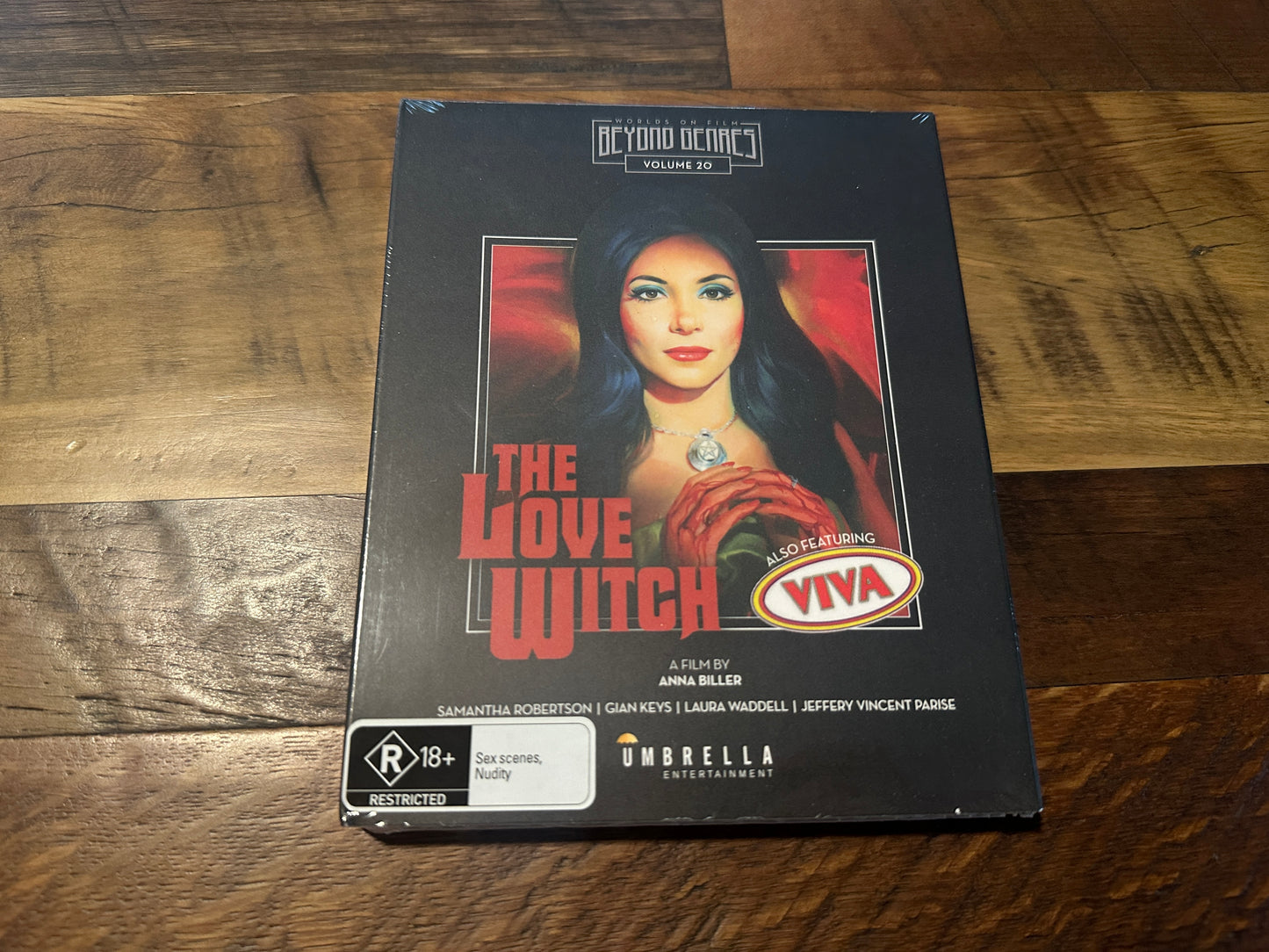 The Love Witch (Blu Ray, Umbrella Entertainment, Slipcover, Region Free, NEW)