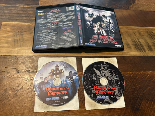 The House By the Cemetery 4K Ultra HD*Blue Underground*2 Disc*