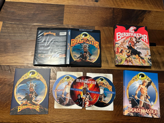 The Beastmaster (4K Ultra HD, Deluxe Limited Ed, Vinegar, Hardcase)