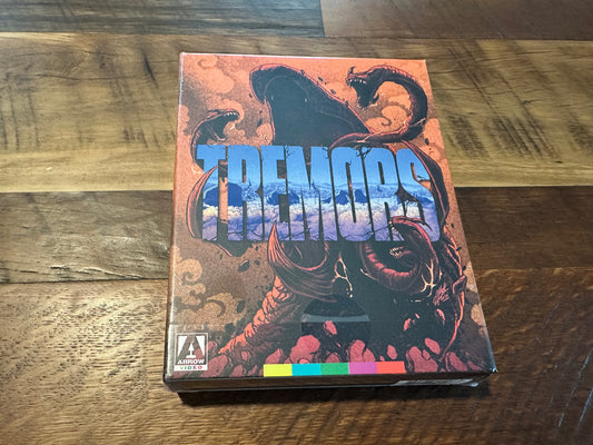 Tremors Blu ray-Arrow Video-Limited Edition-2 Disc-Poster/Booklet-NEW