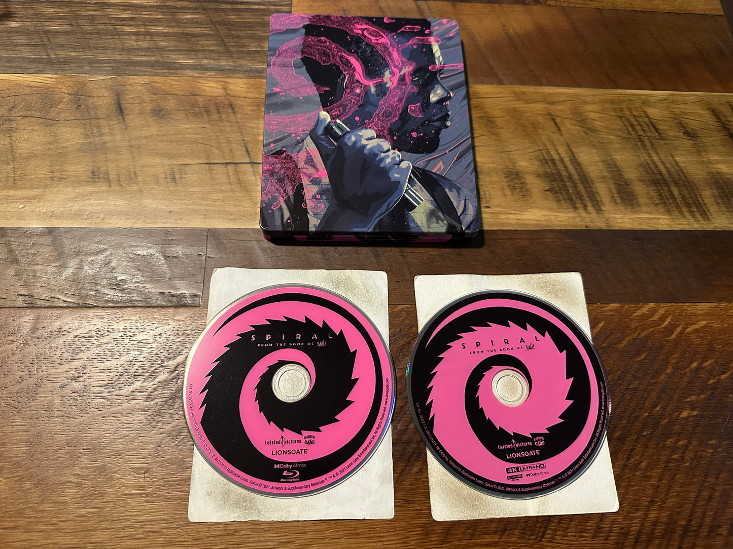 Spiral (4K Ultra HD/Blu ray, Lionsgate, 2 Disc, Steelbook, No Digital)