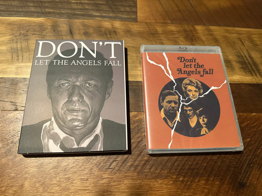 Don’t Let The Angels Fall Blu ray-Vinegar Syndrome Partner label-Slipcover-NEW