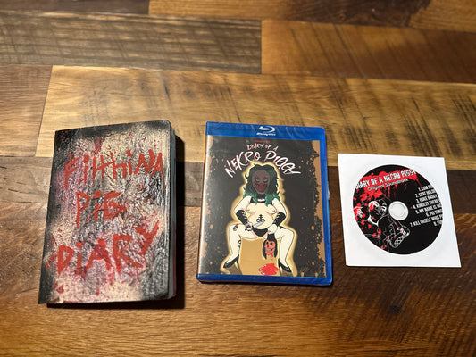 Diary Of A Necro Piggy (BD-R/CD, 2 Disc, MESSED UP, Screen Used Diary, NEW)