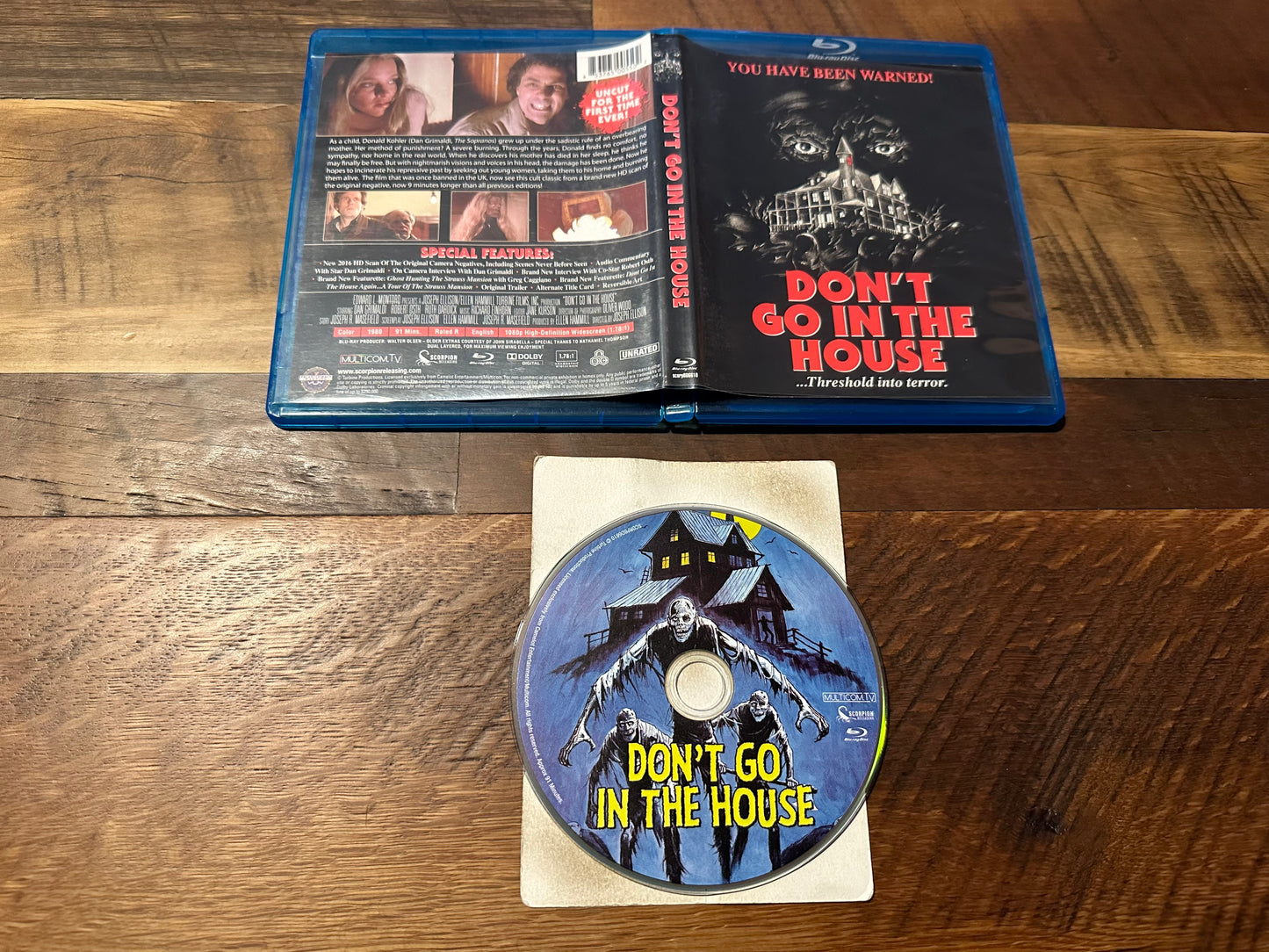 Don’t Go In The House Blu ray-Scorpion Releasing-80’s Classic-