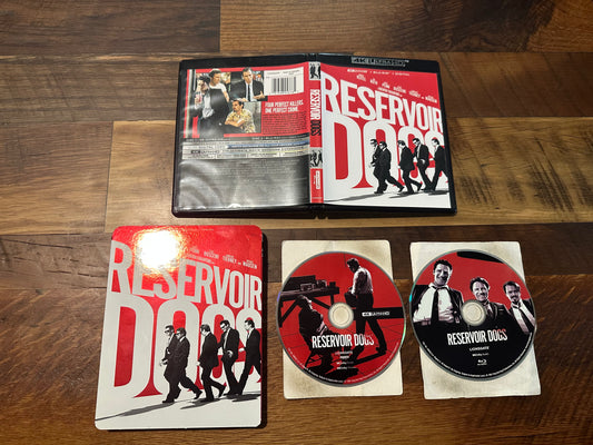 Reservoir Dogs 4K Ultra HD/Blu ray-Lionsgate-Slipcover-No Digital