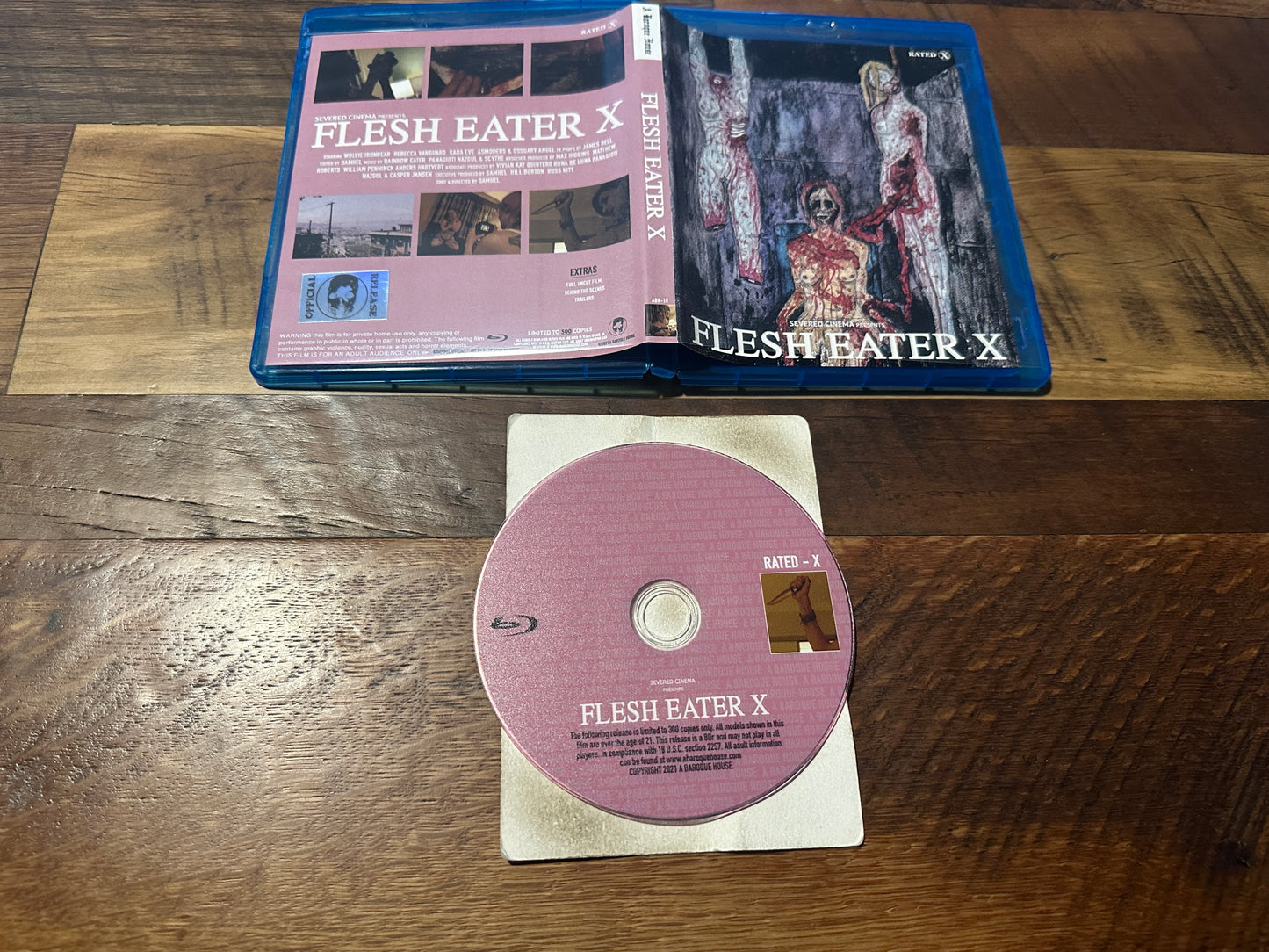 Flesh Eater X (Blu ray, A Baroque House, Limited 300 Made, Disturbing)