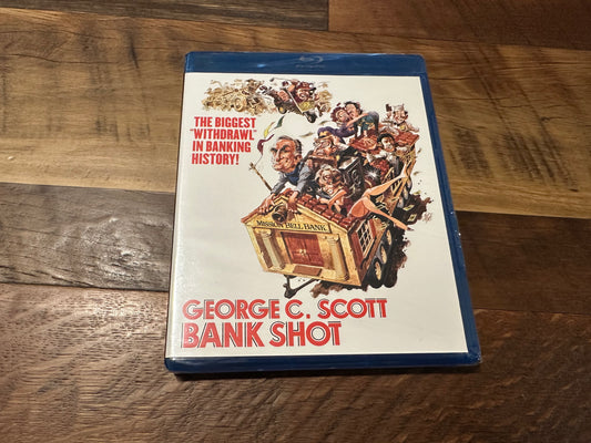 Bank Shot Blu ray-Kino Lorber-George C Shot 70’s Classic-NEW