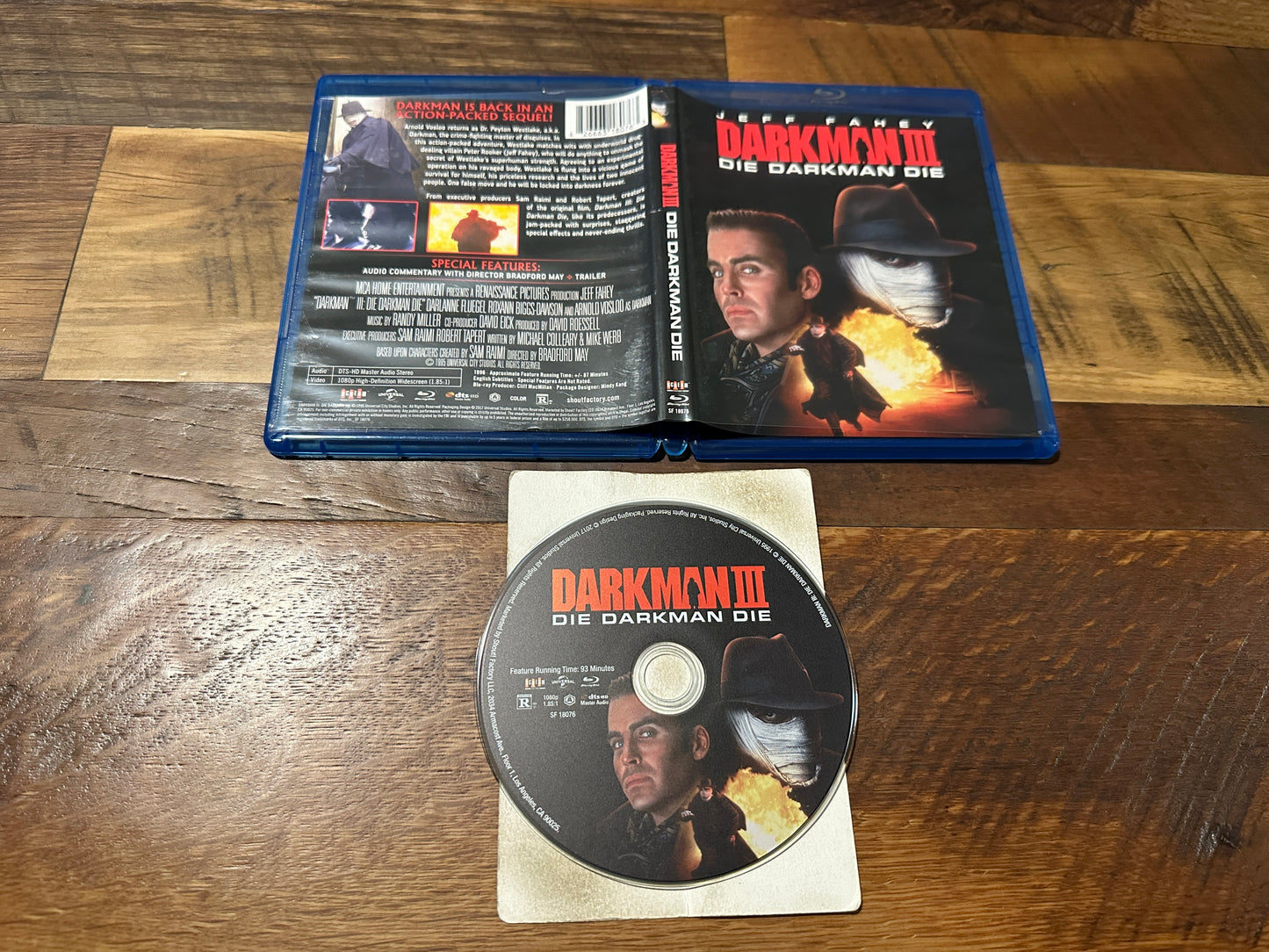 Darkman III (Blu ray, Scream Factory, 90’s Classic, Widescreen)