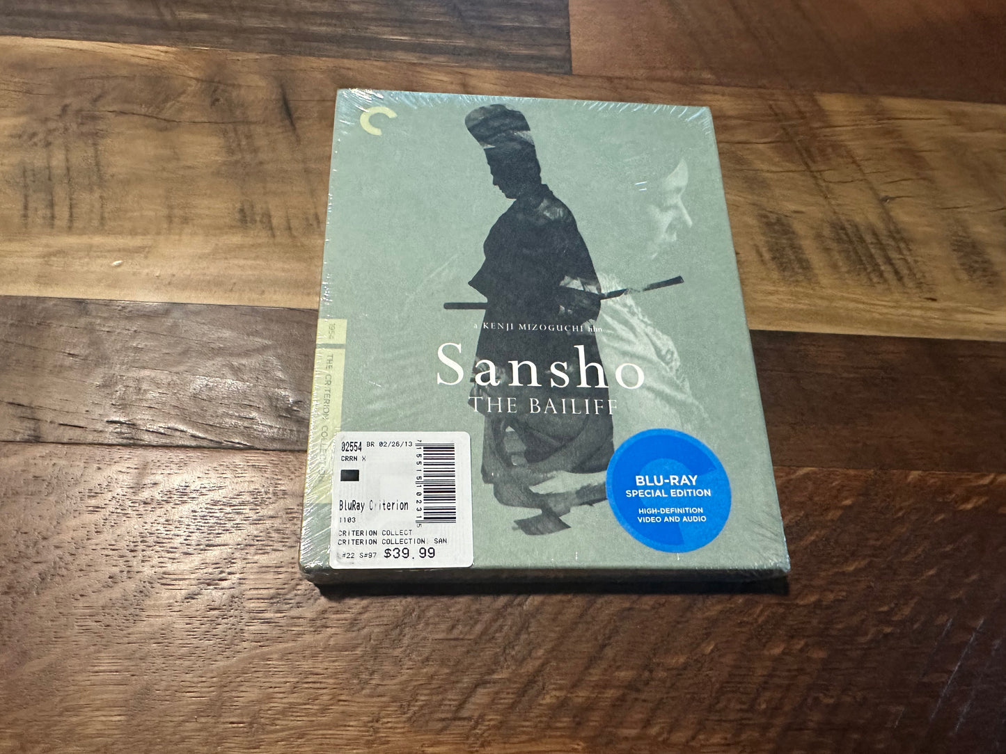 Sancho The Bailiff Blu ray-Criterion Collection-Special Edition-NEW