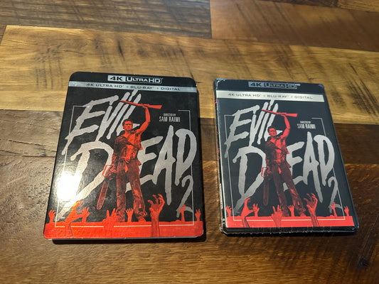 Evil Dead 2 (4K Ultra HD/Blu ray, Lionsgate, 2 Disc, Slipcover, NEW/Sealed)