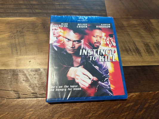 Instinct To Kill Blu ray-Dark Force Entertainment-Widescreen-NEW/Sealed