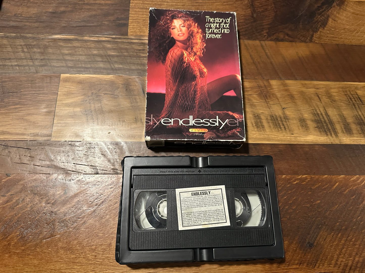 Endlessly (VHS, Vivid Films, Large Box, Nikki Dial Classic, Erotic Sleaze)