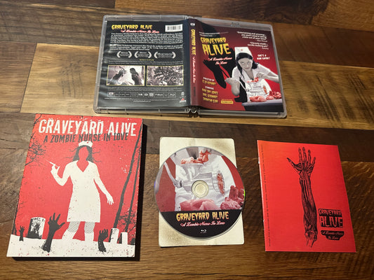 Graveyard Alive A Zombie Nurse In Love (Blu ray, Vinegar Syndrome Partner, Slip)