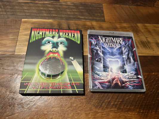 Nightmare Weekend (Blu ray, Vinegar Syndrome, Slipcover, NEW)