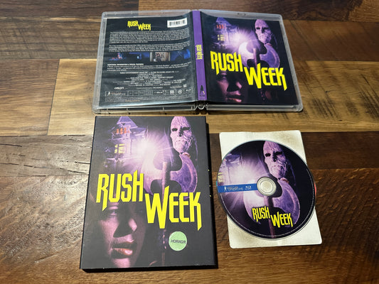 Rush Week Blu ray-Vinegar Syndrome-80’s Horror Classic-Slipcover