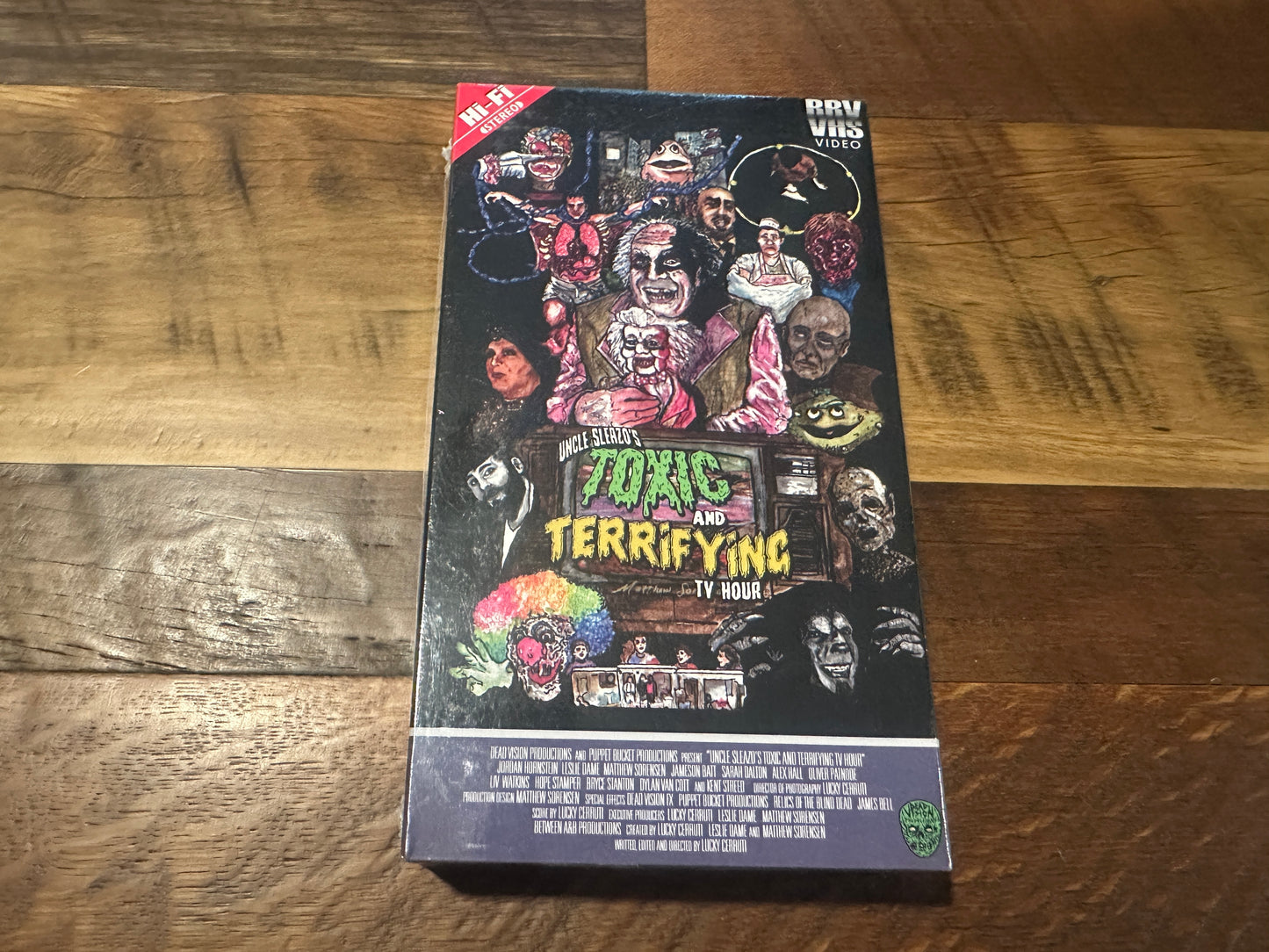 Uncle Sleazo’s Toxic and Terrifying TV Hour (VHS, Dead Vision, NEW/Sealed)
