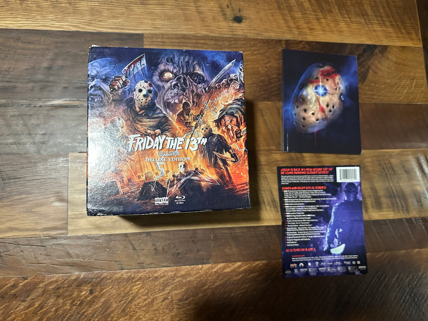 Friday the 13th Collection Deluxe Ed Box & Book Only, No Movies Included