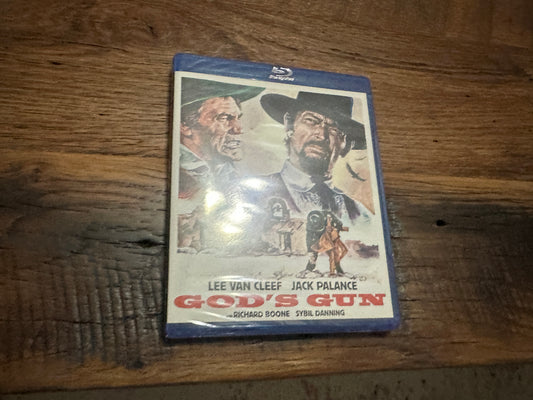 God’s Gun (Blu ray, Kino Lorber, Lee Van Cleef 70’s Classic, NEW/Sealed)