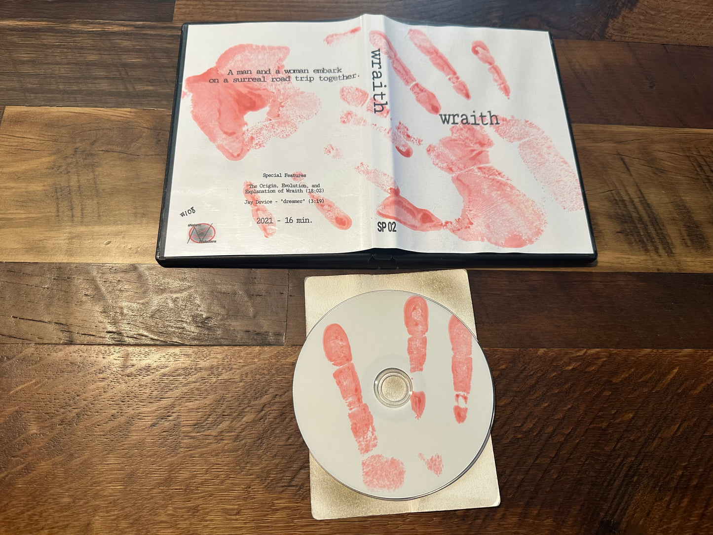 Wraith DVD-R Obscure Horror-Snatanic Productions-Very Rare Release