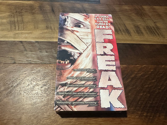 Freak 2003 VHS-Shock-O-Rama Cinema-Slipcase-Classic Horror-NEW