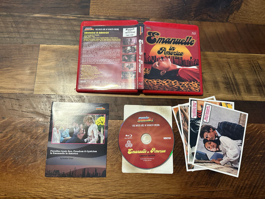 Emanuelle In America (Blu ray, Mondo Macabro, Red Case, 1500 Made)