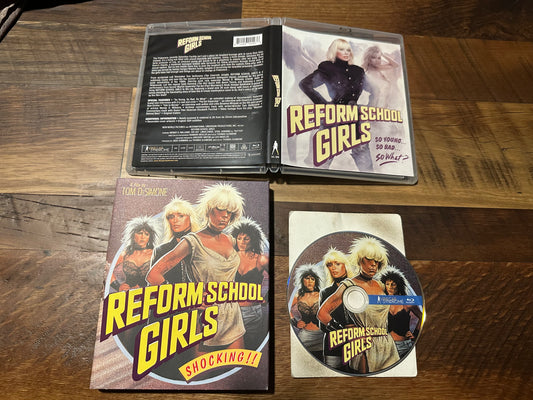 Reform School Girls Blu ray-Vinegar Syndrome-Slipcover-80’s Classic