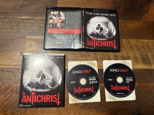 The Antichrist 4K Ultra HD/Blu ray, Kino Lorber, Slipcover, 70’s Classic)