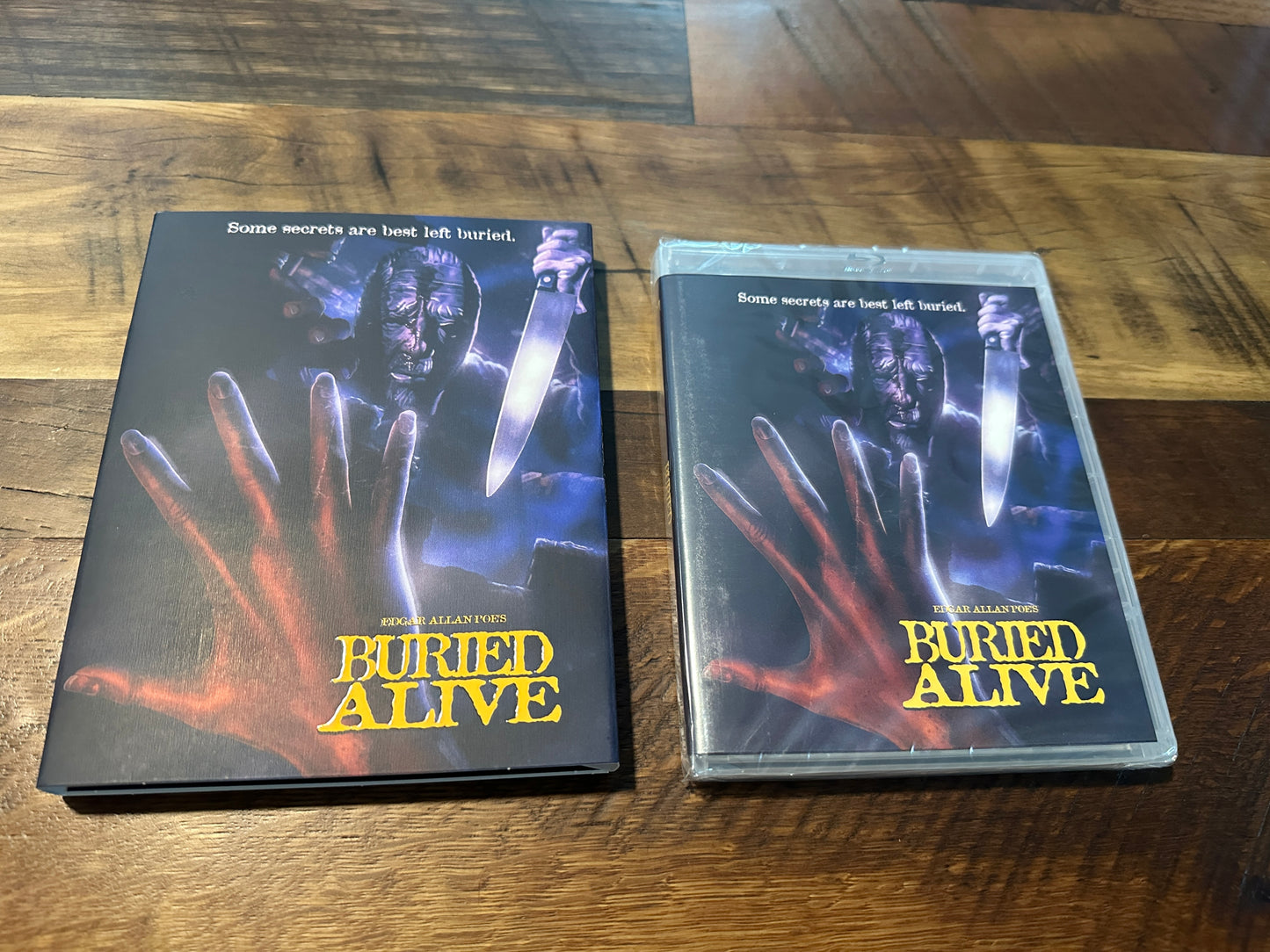 Buried Alive 1989 (Blu ray, Vinegar Syndrome, 80’s Horror Classic, Slipcover, NEW)