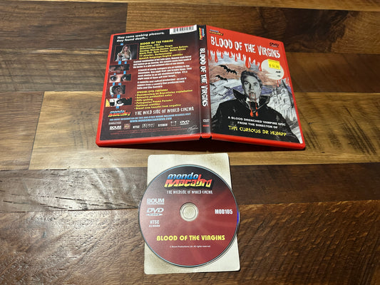 Blood Of The Virgins (DVD, Mondo Macabro, 60’s Horror Classic)