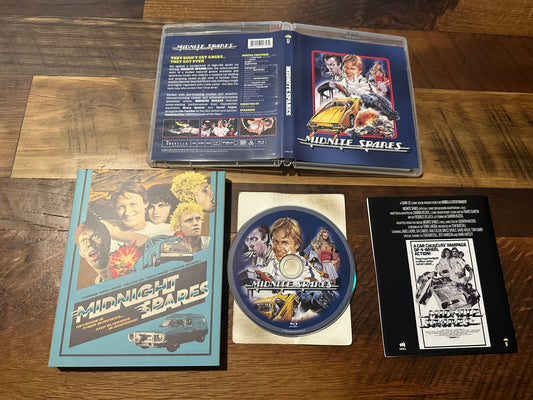 Midnight Spares (Blu ray, Vinegar Syndrome Partner Label, Slipcover)