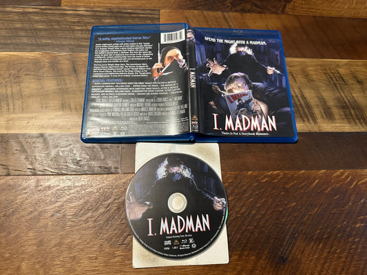 I, Madman Blu ray-Scream Factory-80’s Horror Classic-OOP