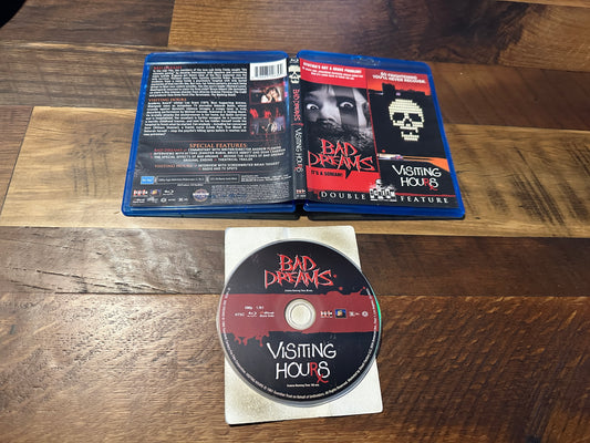 Bad Dreams & Visiting Hours Blu ray-Scream Factory-Double Feature-