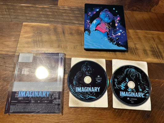 Imaginary 4K Ultra HD/Blu ray-Lionsgate-Slipcover-Steelbook-2 Disc-
