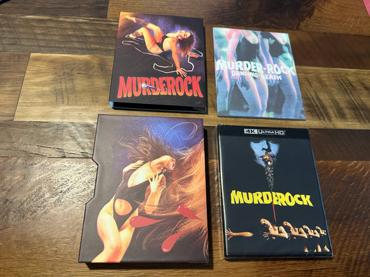 Murderock 4K Ultra HD-Vinegar Syndrome-Hard Slipcase-Booklet-NEW