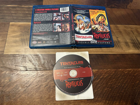 Tentacles & Reptilicus Blu ray-Scream Factory-Double Feature-OOP