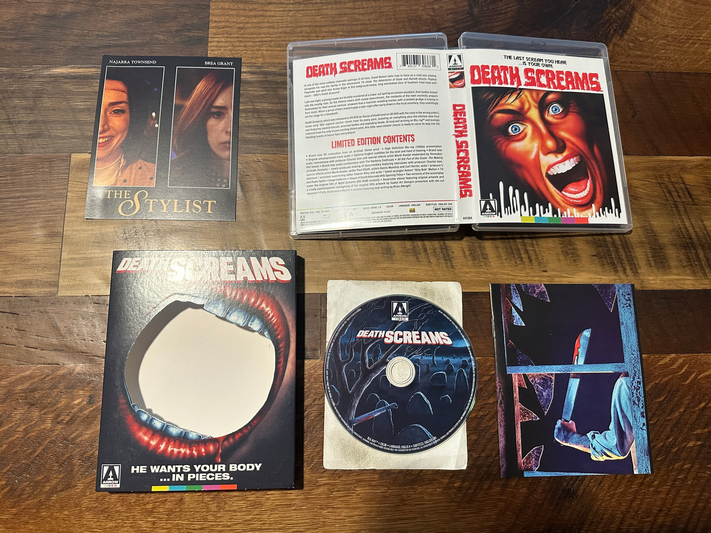 Death Screams (Blu ray, Arrow Video, Slipcover, Limited Edition, Booklet)
