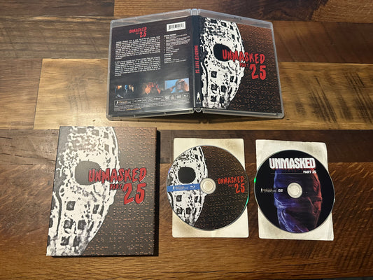 Unmasked Part 25 Blu ray-Vinegar Syndrome-OOP Slipcover-80’s Horror