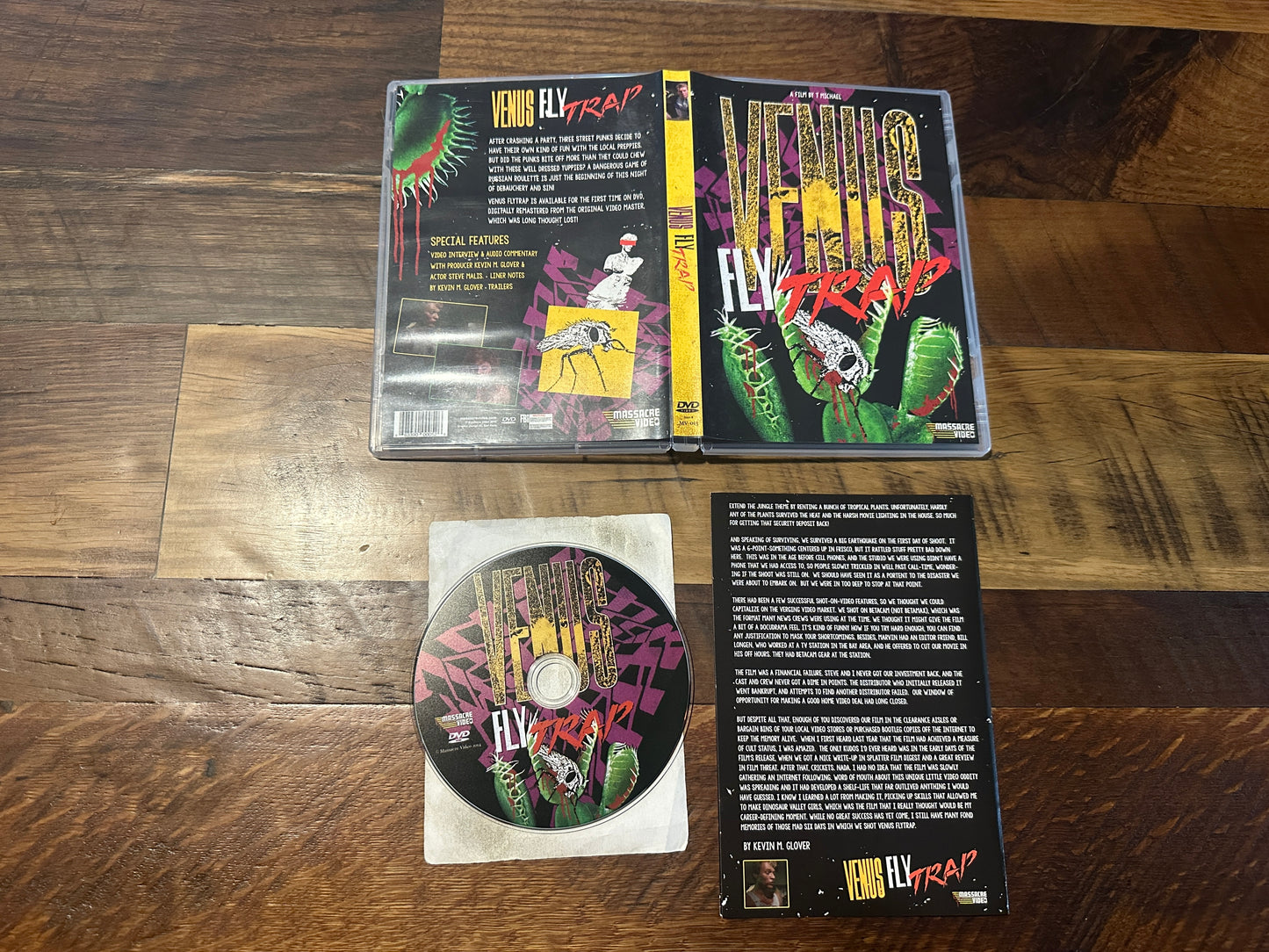 Venus Fly Trap (DVD, Massacre Video, Obscure Horror, T Michael, OOP)