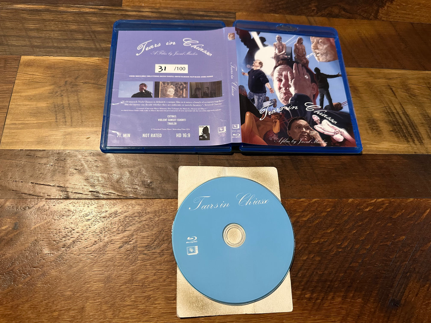 Tears In Chiasso BD-R Tarnished Vision Films-Obscure-100 Made-Rare