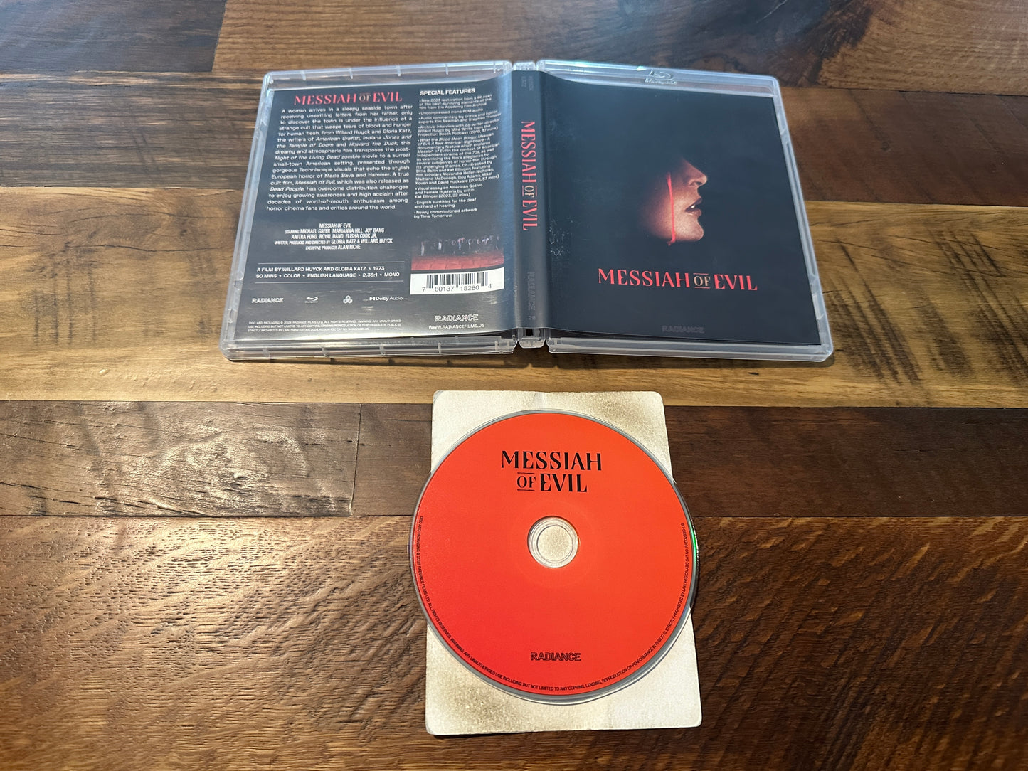 Messiah Of Evil (Blu ray, Radiance Films, 70’s Horror Classic, Region Free)