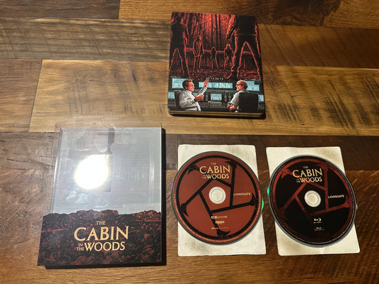 The Cabin In The Woods (4K Ultra HD/Blu ray, Slipcover, Steelbook, No Digital)