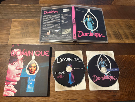 Dominique Blu ray*Vinegar Syndrome*OOP Slipcover*70's Horror Classic*