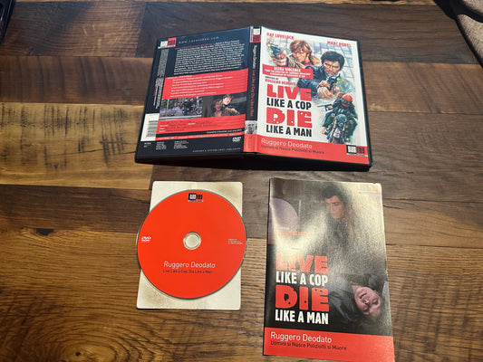 Live Like A Cop Die Like A Man DVD-Raro Video-70’s-Widescreen-